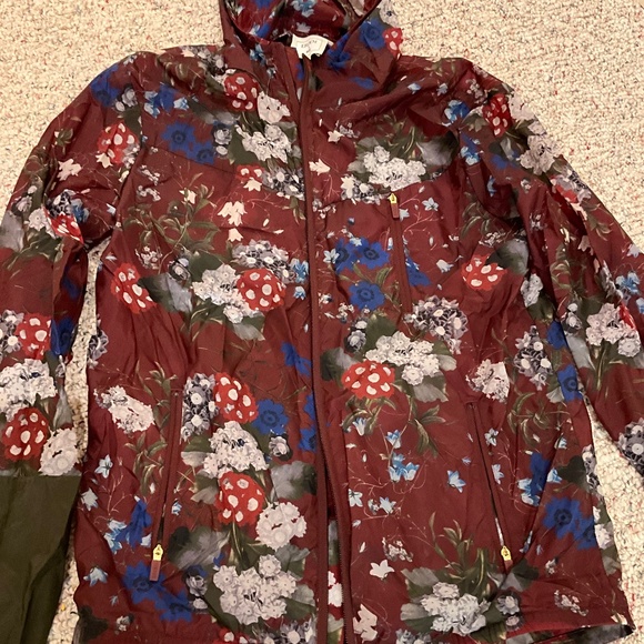 Erdem x H&M Maroon Floral Jacket - Picture 2 of 11
